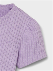 NAME IT Rib T-shirt Najaa Violet Tulle